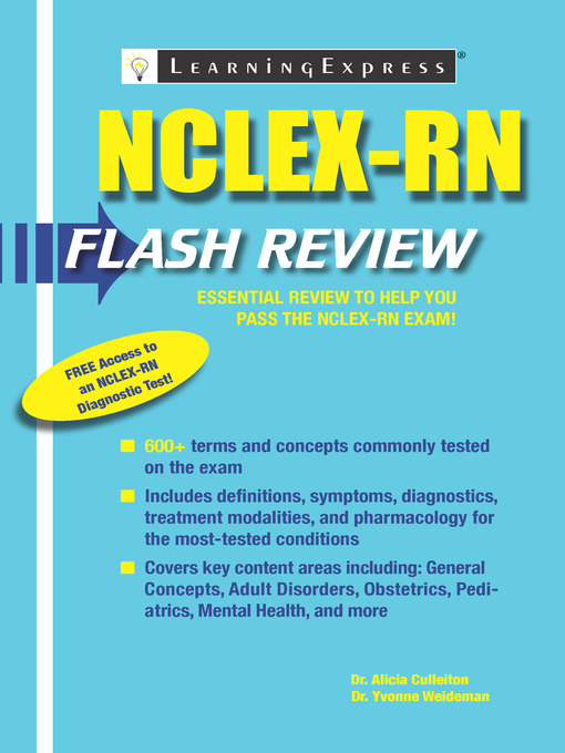 Title details for NCLEX-RN Flash Review by Learning Express, LLC - Available